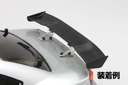 10分の1サイズ ドリフトカー用 アルミ製 ウイングステー(ロータイプ)