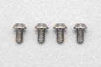 高精度切削 チタン製 ボタンヘッド ソケットスクリュー M3x5mm 4pcs.