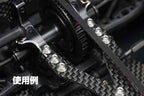 高精度切削 チタン製 ボタンヘッド ソケットスクリュー M3x10mm 4pcs.