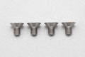 高精度切削 チタン製 フラットヘッド ソケットスクリュー M3x5mm 4pcs.