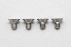 高精度切削 チタン製 フラットヘッド ソケットスクリュー M3x5mm 4pcs.