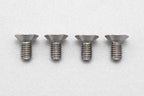 高精度切削 チタン製 フラットヘッド ソケットスクリュー M3x6mm 4pcs.
