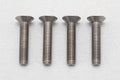 高精度切削 チタン製 フラットヘッド ソケットスクリュー M3x15mm 4pcs.