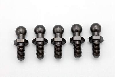 ロッドエンド スチールボール (5個入) 全長 13.0mm/ネジ部 6.0mm