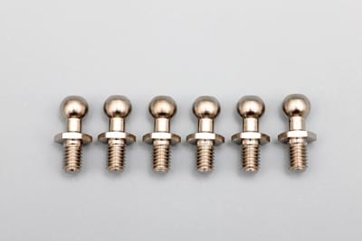 ロッドエンドボール S サイズ (6個入) 全長 11.3mm/ネジ部 4.5mm