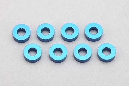 φ2.5xφ5.0x2.0mm アルミシム(ブルー) 8個入