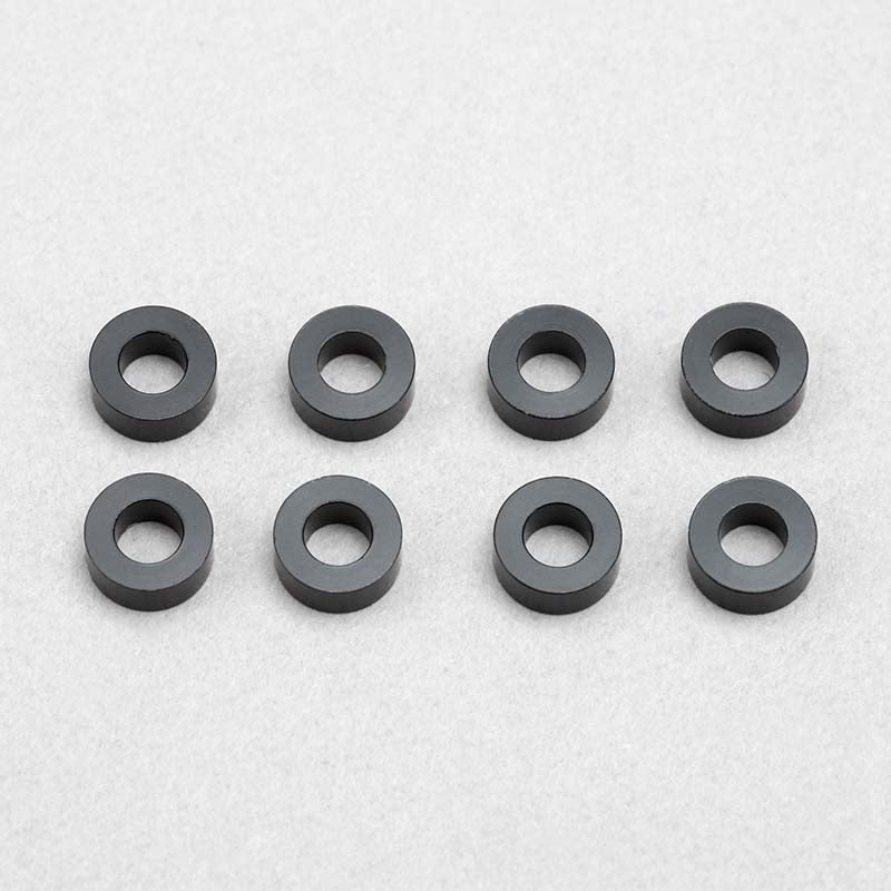 φ3.0xφ6.0x2.5mm アルミシム(ブラック) 8個入