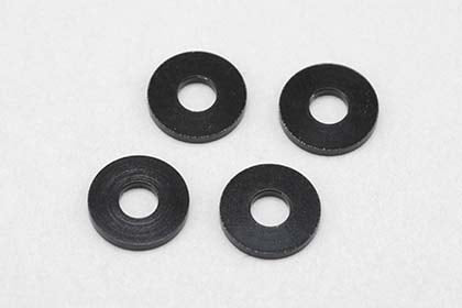 φ3.0xφ8.0x1.0mm アルミシム(ブラック) 4個入