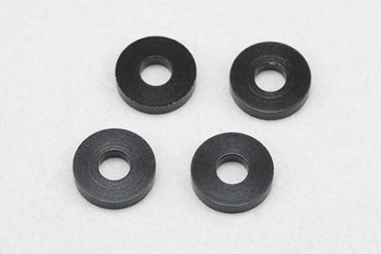 φ3.0xφ8.0x1.5mm アルミシム(ブラック) 4個入