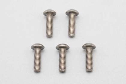 M3x10mm チタン製 ボタンヘッド ソケットスクリュー 5本入