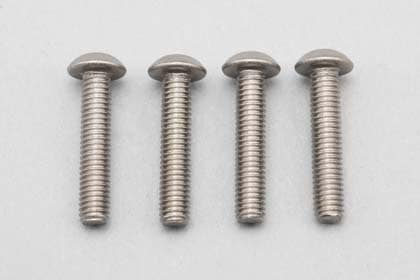 M3x15mm チタン製 ボタンヘッド ソケットスクリュー 4本入