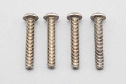 M3x18mm チタン製 ボタンヘッド ソケットスクリュー 4本入