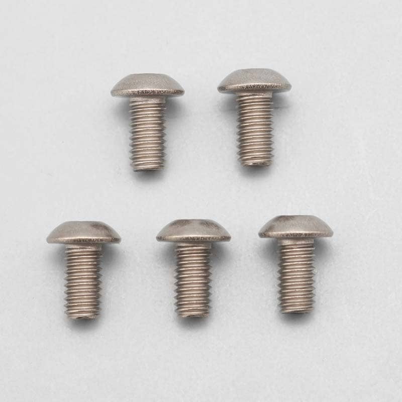 M3x6mm チタン製 ボタンヘッド ソケットスクリュー 5本入