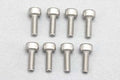 M2x6mm キャップスクリュー (ステンレス製 φ3.8mm頭 8本入)