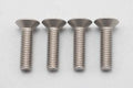 M3x12mm チタン製 皿ソケットスクリュー 4本入