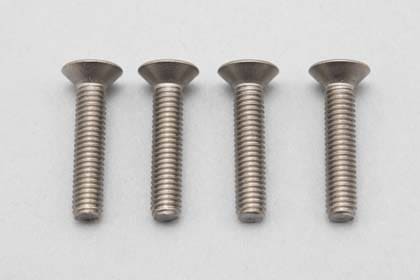 M3x15mm チタン製 皿ソケットスクリュー 4本入