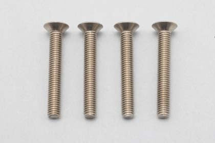 M3x22mm チタン製 皿ソケットスクリュー 4本入