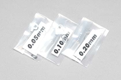 φ4.0 ステンレス スペーサーシム 0.05mm/0.10mm/0.20mm 各10枚入