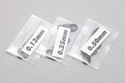 φ5.0 スペーサーシム 0.13mm/0.25mm/0.50mm 各20枚入