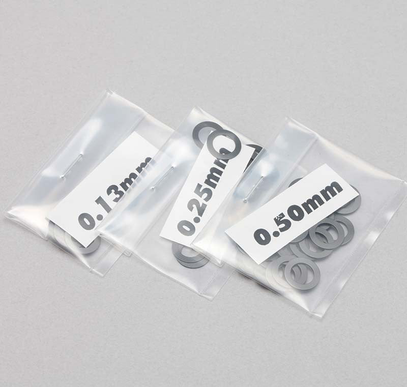 φ6.0 スペーサーシム 0.13mm/0.25mm/0.50mm 各20枚入