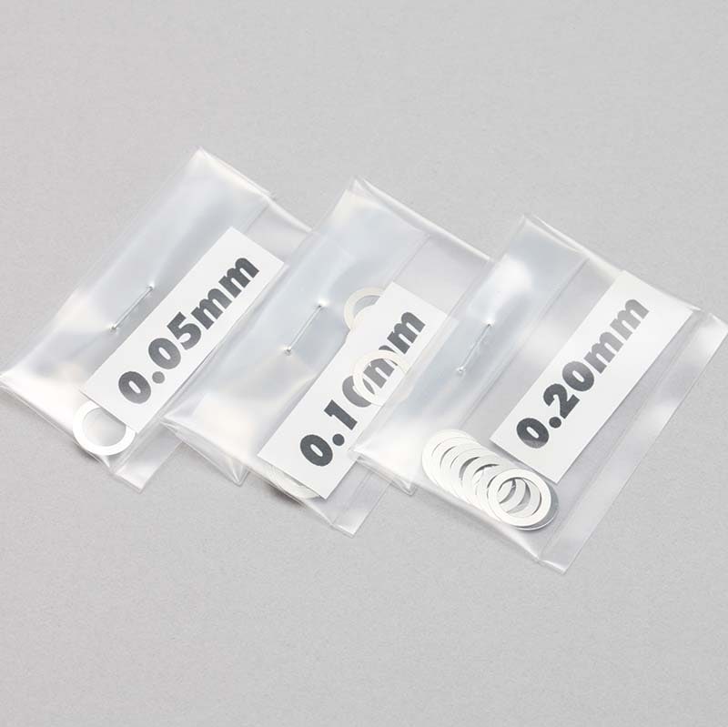 φ6.0 ステンレス スペーサーシム 0.05mm/0.10mm/0.20mm 各10枚入