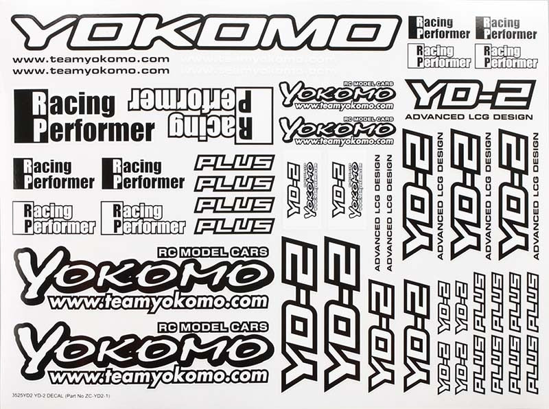 YOKOMO YD2 デカール