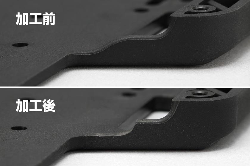 YD-2 EXII用 アルミ製 リヤ サスマウント D （57.2～60.4mm)