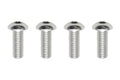 アルミ製 M3x8mm ボタンヘッド ソケット スクリュー(4本入)