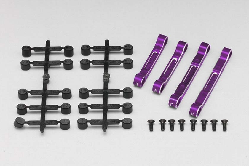 YD-2用アルミ製アジャスタブル サスマウント セット(面取加工済)