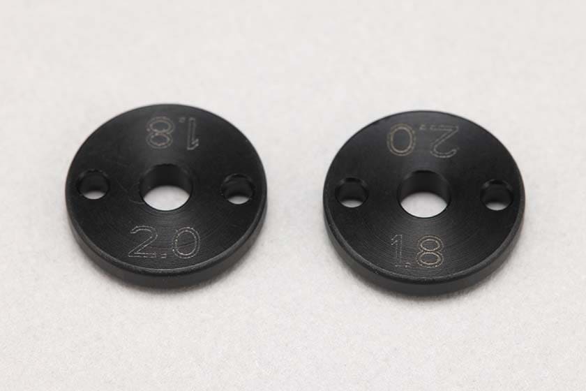 YZ-2/4シリーズ用 Xショックピストン (Φ1.8×2穴 2.0mm)