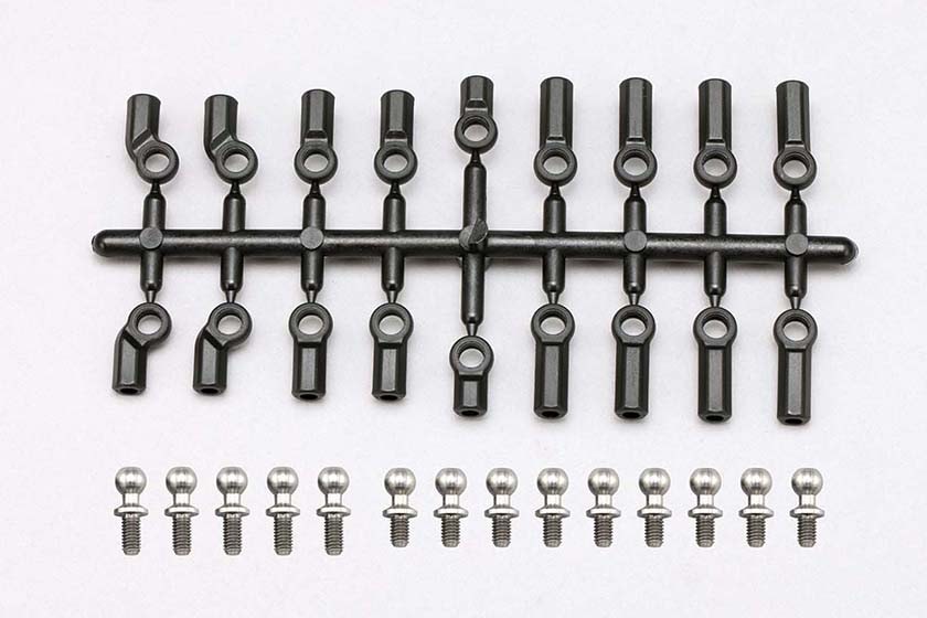 YD-2Sシリーズ用 高精度切削チタン製 Φ4.8mmボールエンドセット