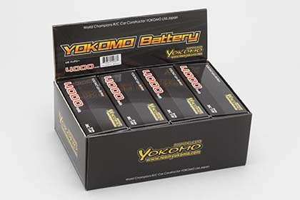 YOKOMO Lipo 4000mAh バッテリー (12本セット)