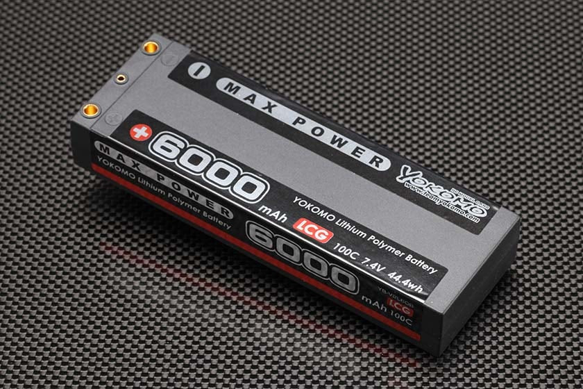 マックスパワー Li-po 6000mAh/7.4V LCGバッテリー