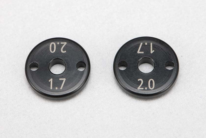 YZ-2/４シリーズ用 Xショックピストン (Φ1.7mm 2穴 2mm厚)