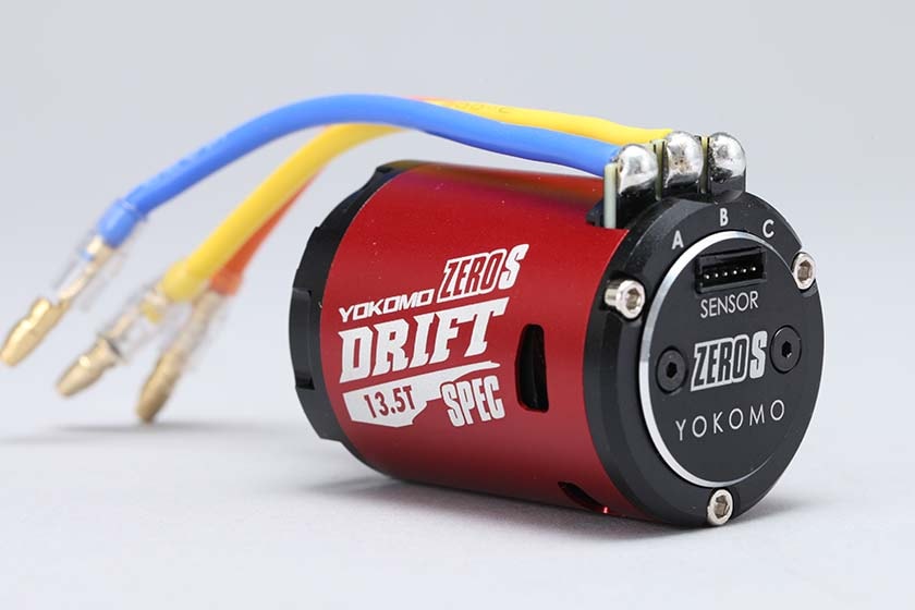 ZERO-S ドリフトスペック ブラシレスモーター 13.5T レッド