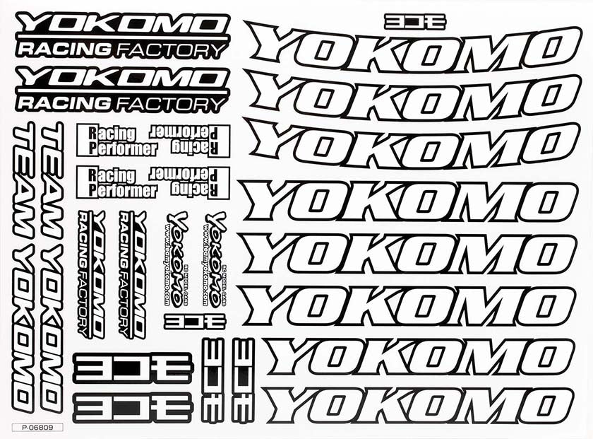 オフロード用デカールシート