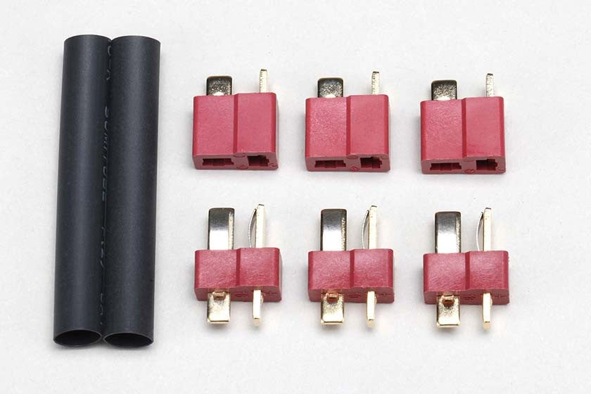 T型プラグ2Pコネクター　オス・メス 各3個入