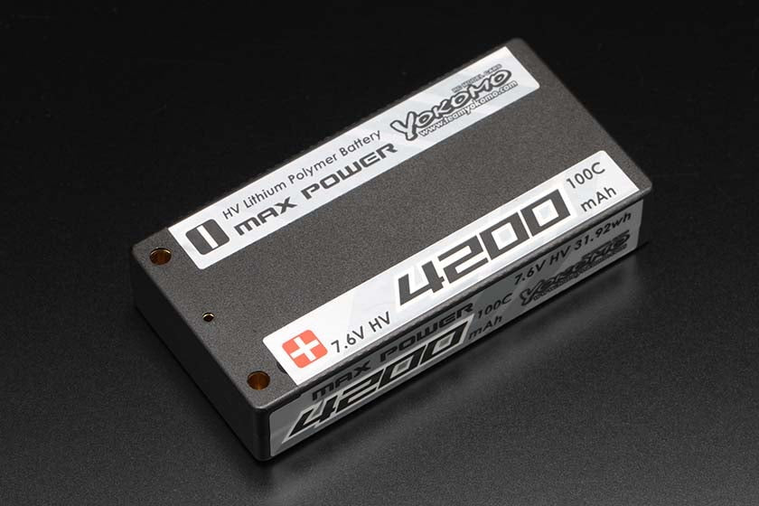 YOKOMO HV Li-poバッテリー  4200mAh/7.6V 100C ショートサイズ