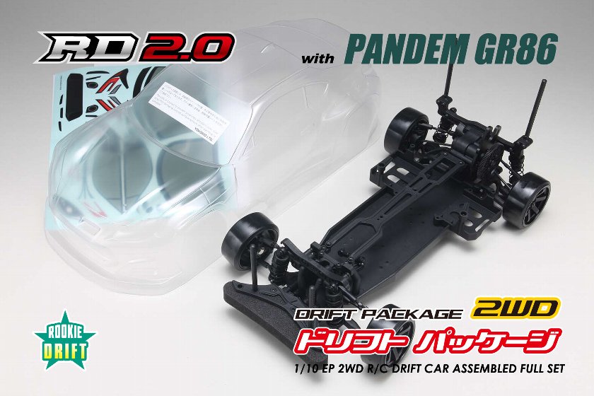PANDEM GR86ボディ付き RD2.0組み立てキット (クリア)