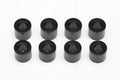 Φ3×Φ6×5.0mm アルミ製 スペーサー(各8個入/ブラック)
