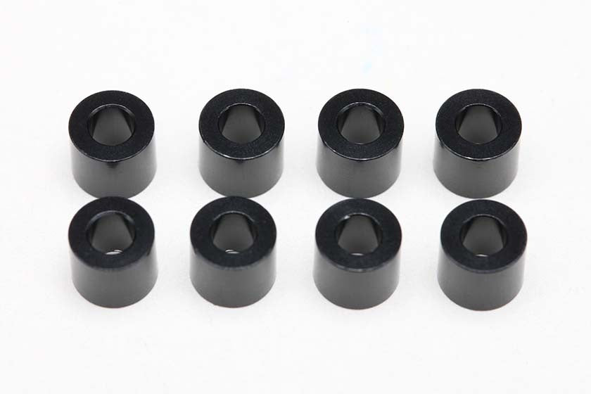 Φ3×Φ6×5.0mm アルミ製 スペーサー(各8個入/ブラック)