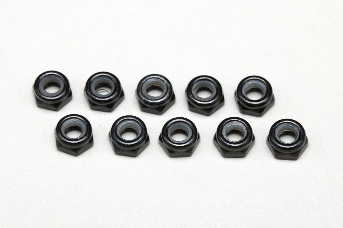 M3×3.0mm スチール製 ナイロンロックナット(薄型10個入)