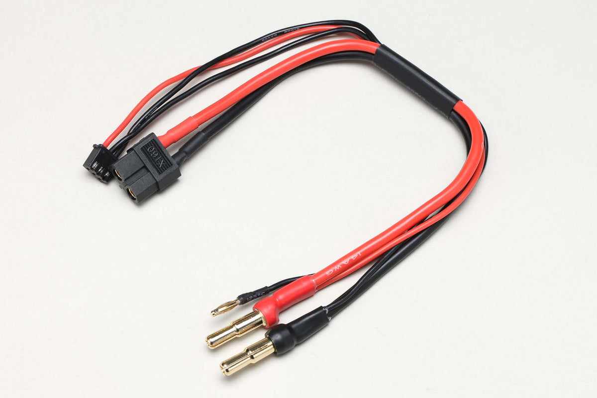 充電/バランスケーブル 20cm (XT60/バレットプラグ)
