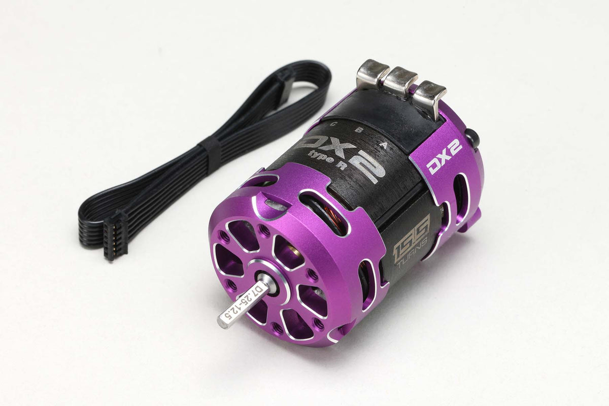 レーシングパフォーマー DX2 Type-R ブラシレスモーター 15.5T (12.5×7.25×24ｍｍ）Purple Version