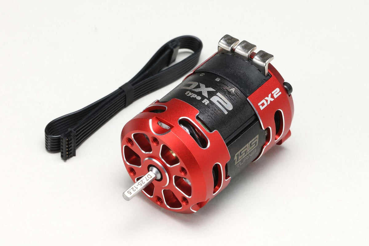 レーシングパフォーマー DX2 Type-R ブラシレスモーター 15.5T (12.5×7.25×24ｍｍ) Red Version