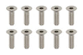 高精度切削チタン製 フラットヘッド ソケットスクリュー M3×10mm(10本入)