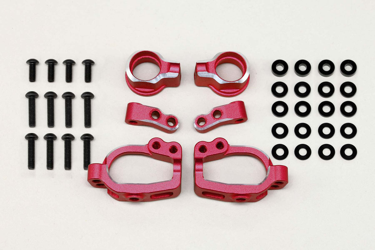 RD/SD/MD 用 アルミ製 アジャスタブルフロントST ブロック( レッド)