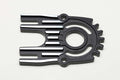 RD/SD 用 アルミ製 ヒートシンク モーターマウント( ブラック)