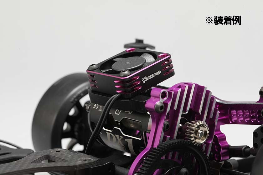アルミフレーム 30mm クーリングファン (パープル)