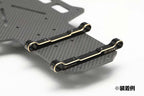 YD-2シリーズ用 ブラス製サスマウント"E" (60.8mm～64.0mm)